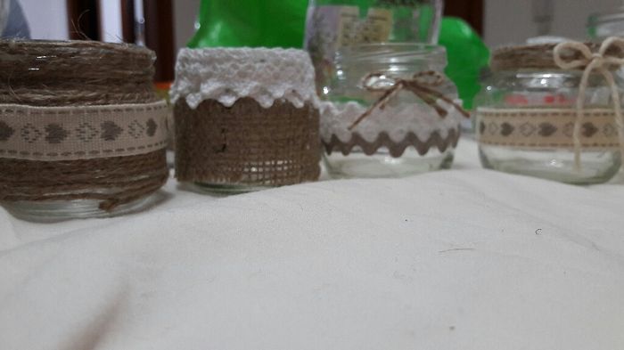Vasetti per candele fai da me - 3