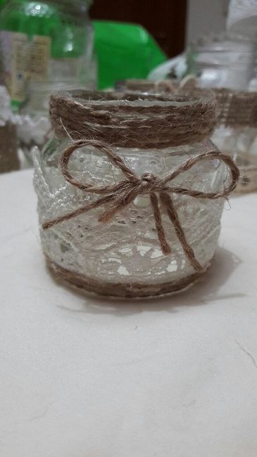 Vasetti per candele fai da me - 6