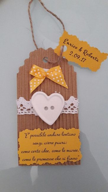 Idee segnaposti please - 1