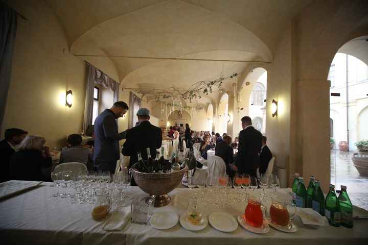 Sottoportico per il buffet