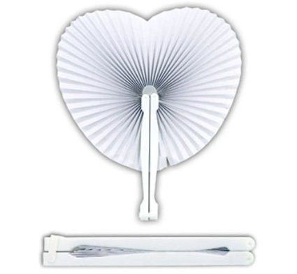 Ventagli  a cuore appena ordinati