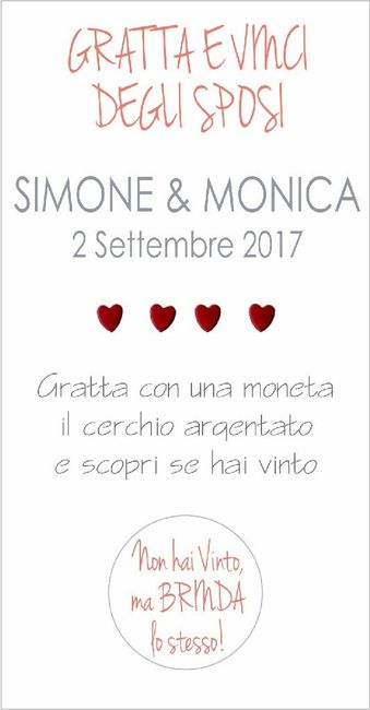 Gratta e vinci degli sposi - 1