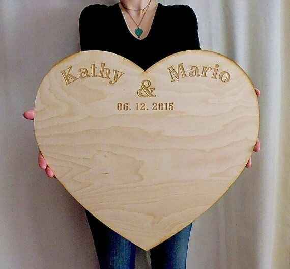 Cuore in legno