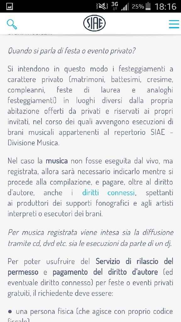 Ancora un topic sulla siae - 1