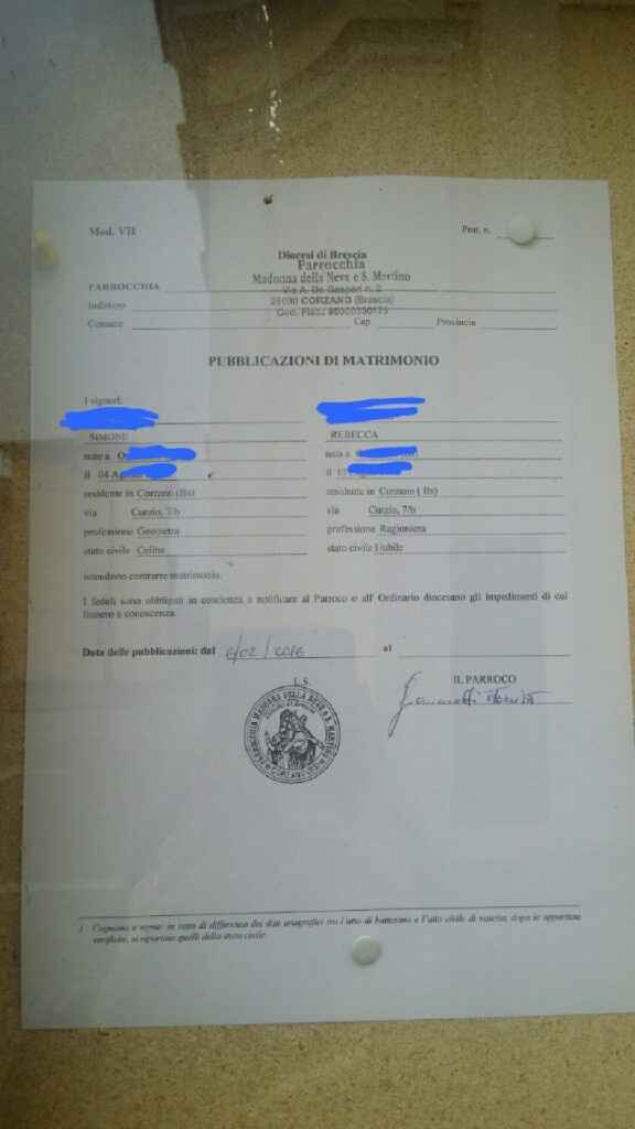 Urgente alla promessa chiedono l'ora delle nozze ? - 1