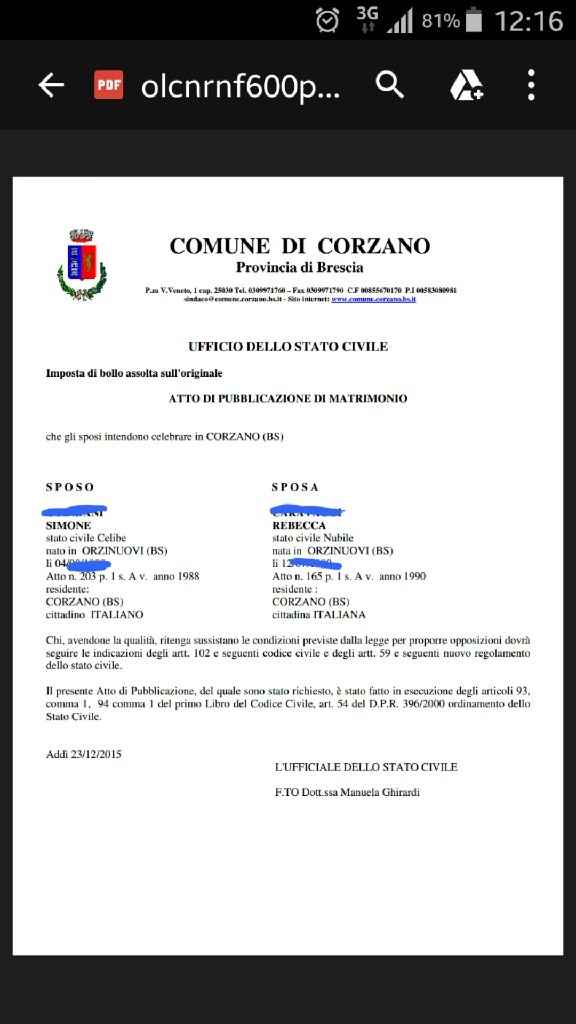 Urgente alla promessa chiedono l'ora delle nozze ? - 2