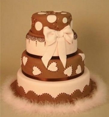 torta nuziale tema cioccolato