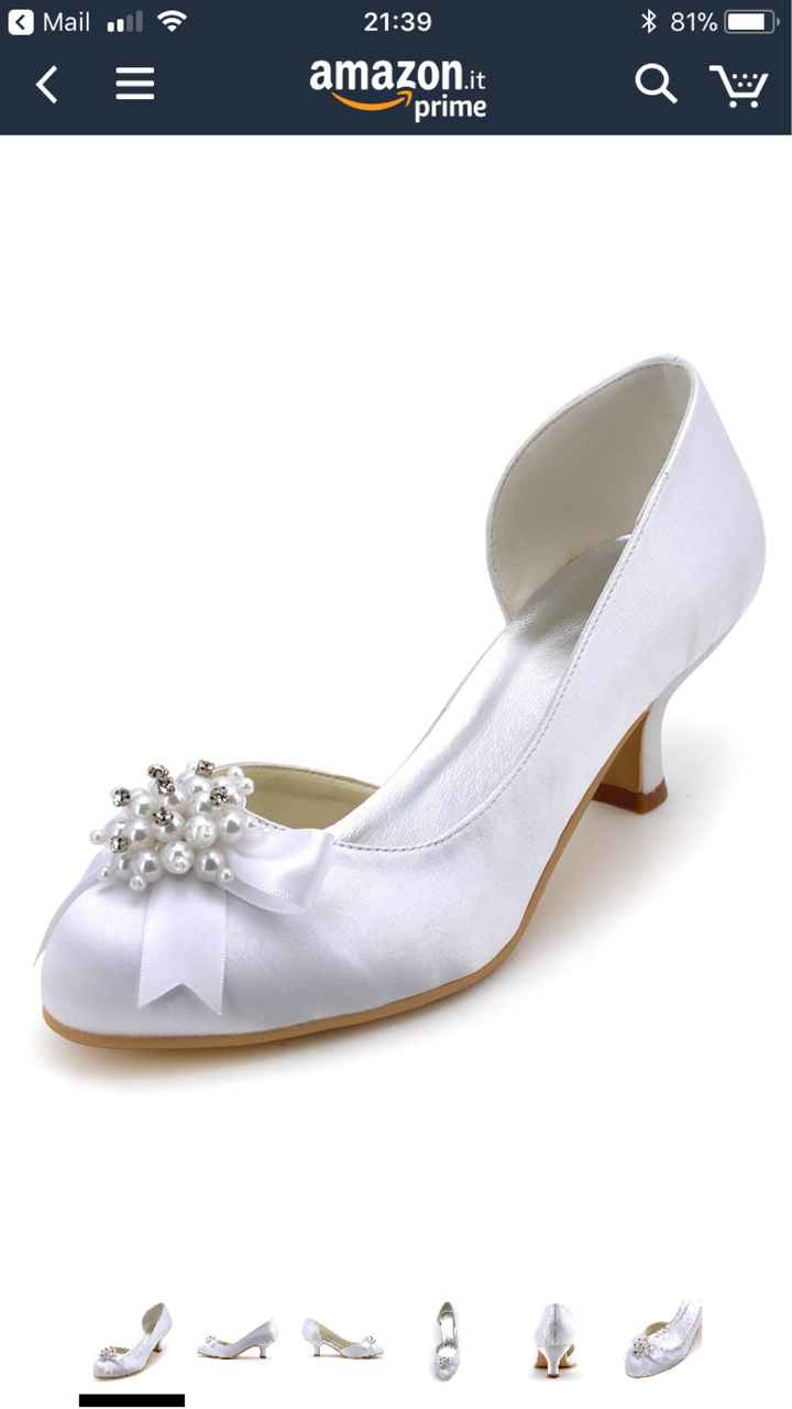 Cercasi scarpe da sposa basse - 1