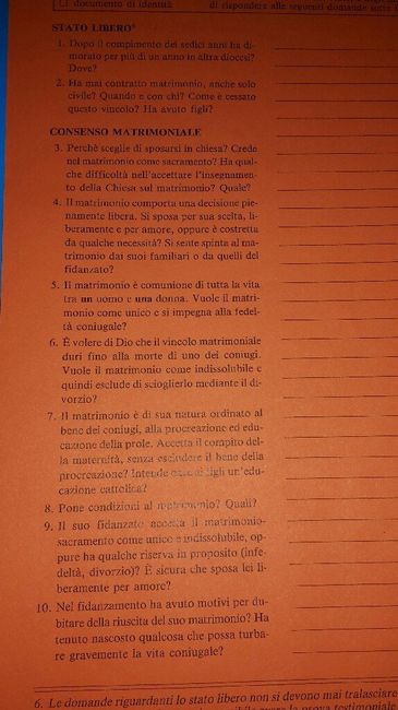 Domande sacerdote processetto 1