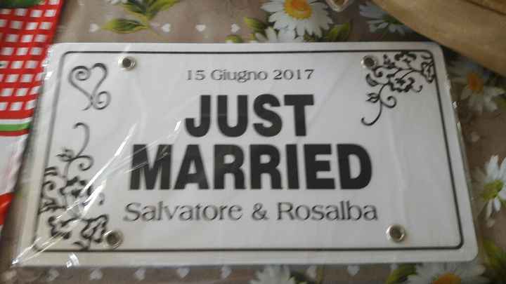 Targa personalizzata - 1