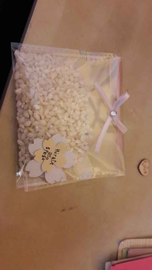 Bustina riso... sondaggio - 2