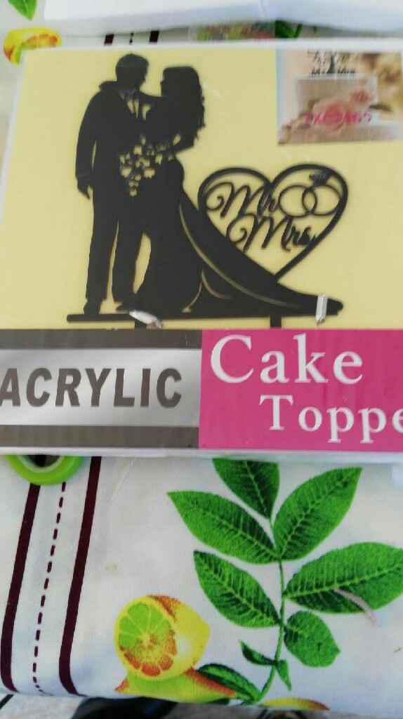 Cake topper per torta promessa - 1