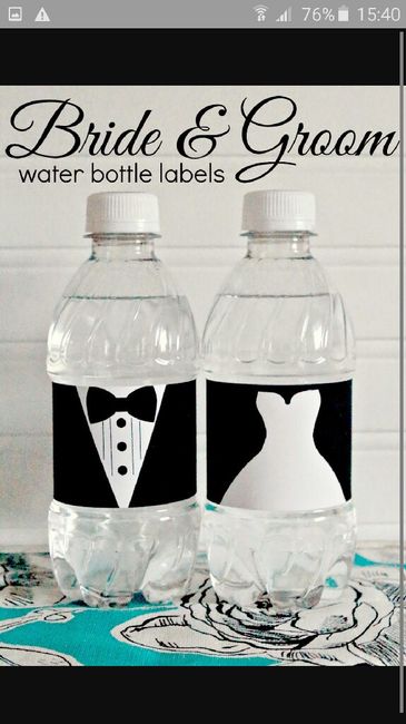 Etichetta bottiglia di acqua - 1