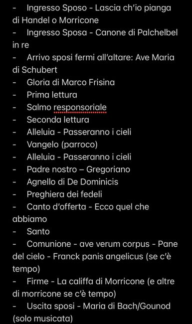 Rubrica Musicale- Matrimonio Religioso parte 2 1