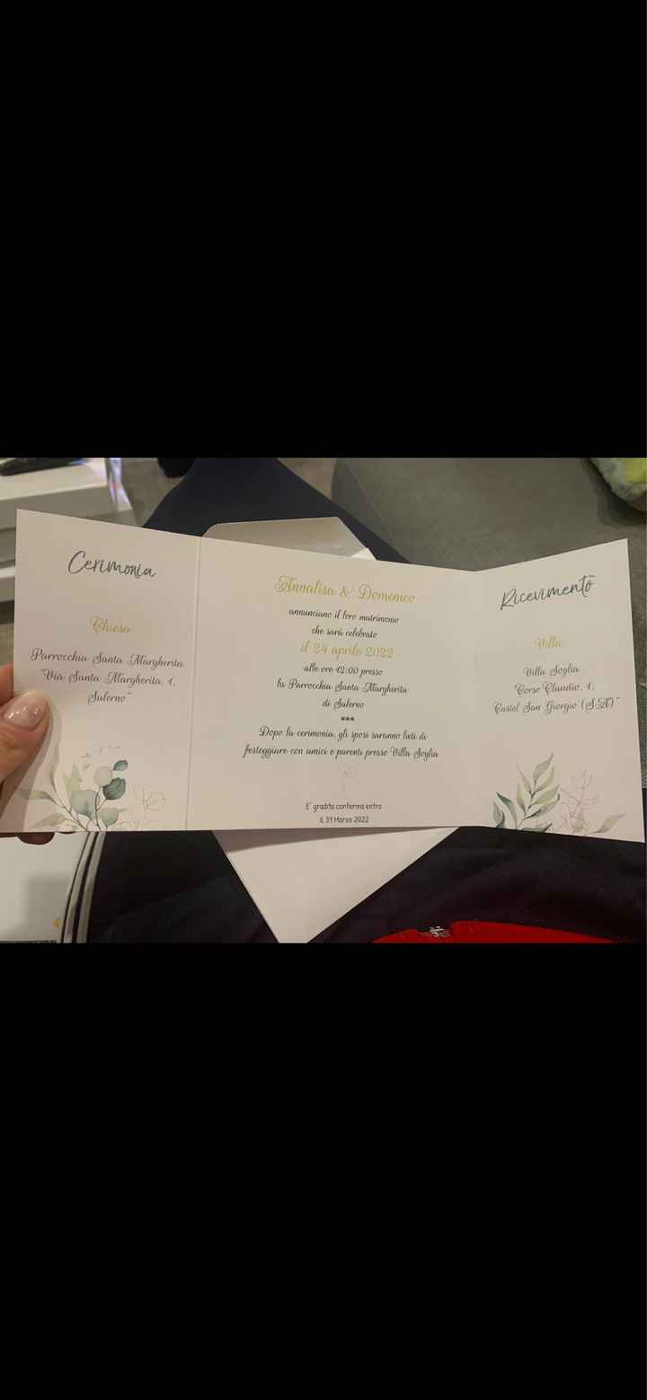 Uscite le partecipazioni!! - 1