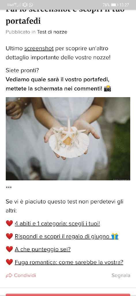 Fai lo screenshot e scopri il tuo portafedi - 1