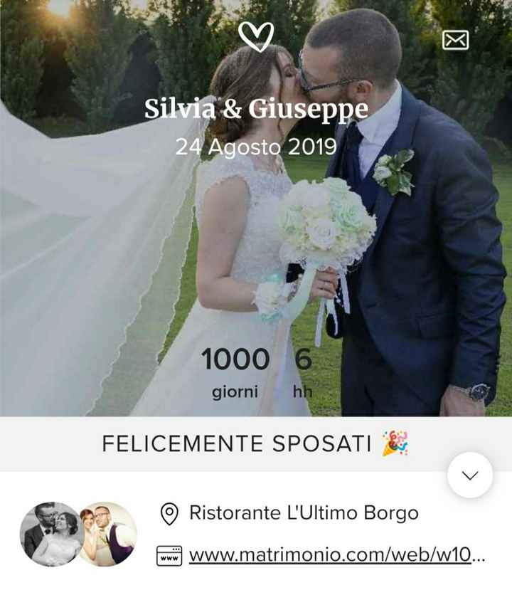 1000 giorni👰🏼🤵🏼 - 1