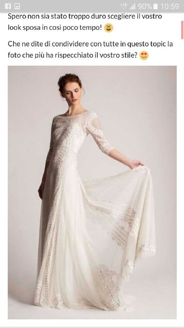 Il mio look sposa se mi sposassi oggi - il risultato! - 1