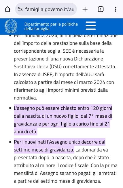 Bonus mamme 2024 - 1