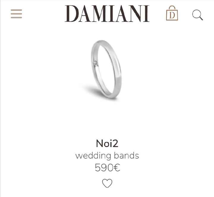 Fedi sottili oro bianco - 1