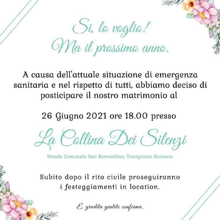 Chi di voi ha già preparato i new save the date? - 1