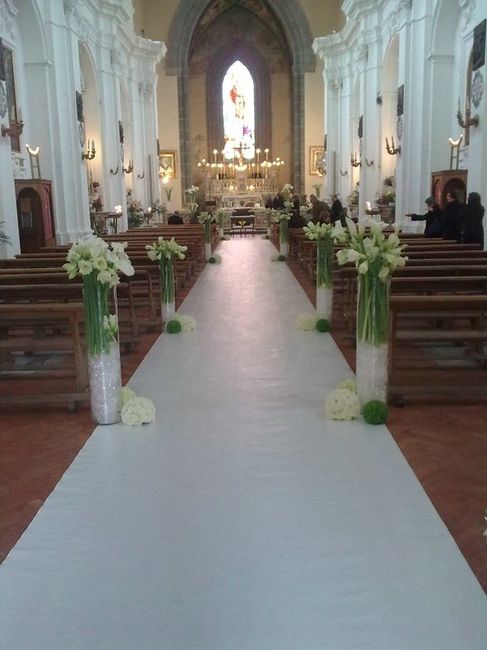 Allestimento floreale chiesa