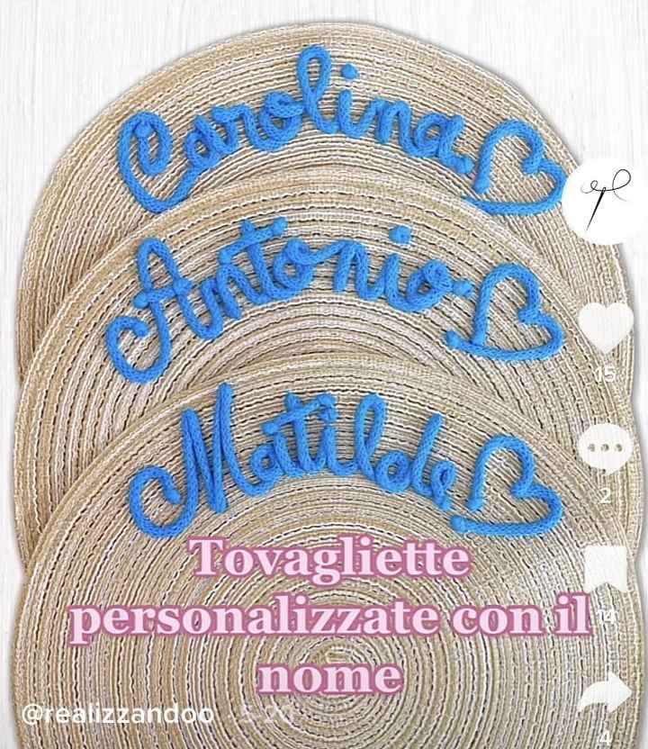 Tovagliette personalizzate - 1