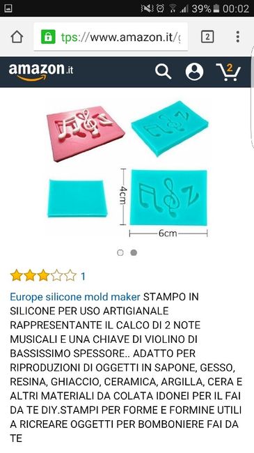 Gessetti a forma di nota musicale - 1