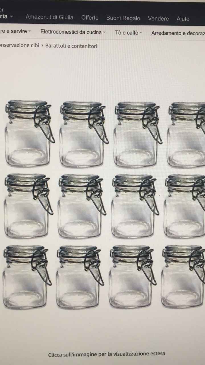 Barattolini  per bomboniere - 1