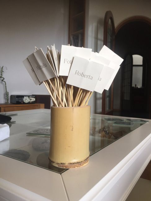 Cartellini per tableau a tema piante aromatiche - 1