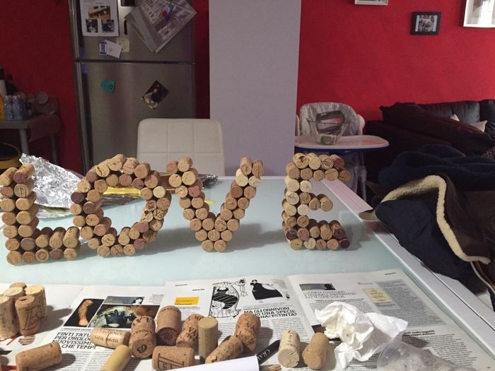 Centro tavola per il tavolo bomboniere