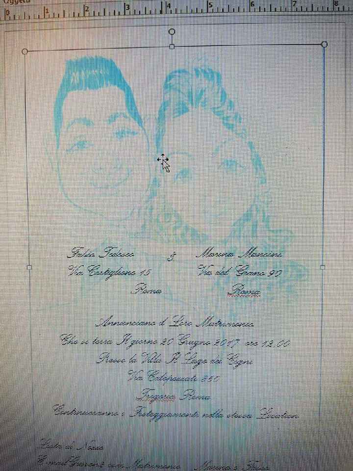 La bozza delle nostre partecipazioni 😍 - 1