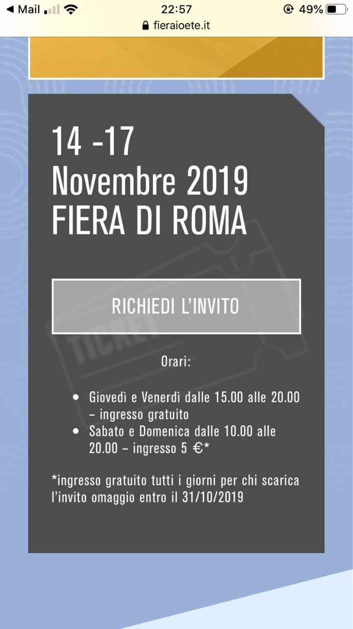 “Io e te” fiera di Roma - 1