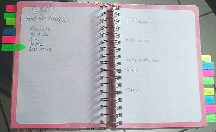 Diario sposa / wedding planner / agenda sposa - 19