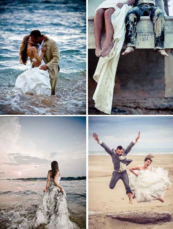 idea di trash the dress