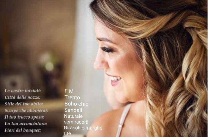 Condividi il tuo identikit sposa 6