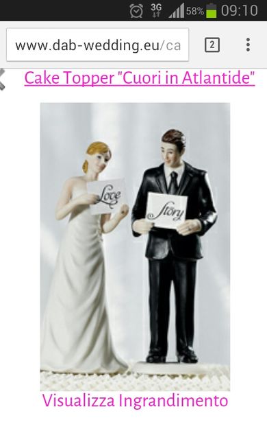 Scelto il vostro cake topper?! - 1