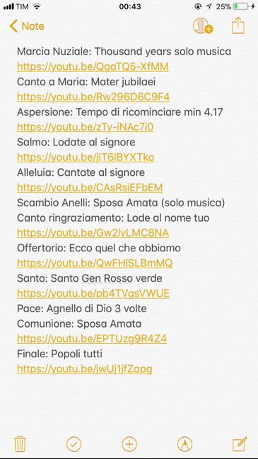 Domanda su libretto messa - 1