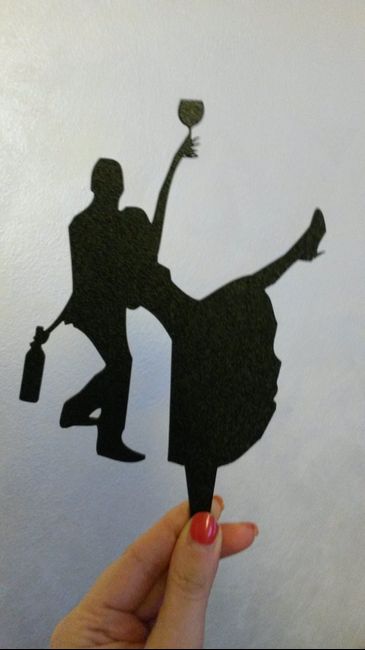 Arrivato top cake ! tema black and white  - 1