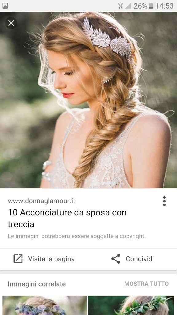 Acconciatura sposa:cosa ne pensate? - 1
