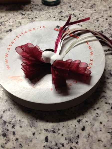 I miei fiocchi bomboniere e problema gessetti - 2