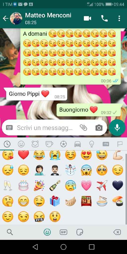 Condividi lo screenshot dell'ultimo messaggio che vi siete inviati - 1