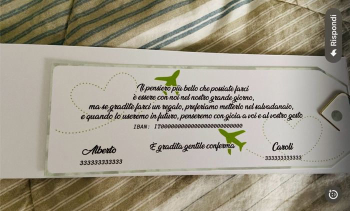 Domandone: iban nelle partecipazioni si o No? 1