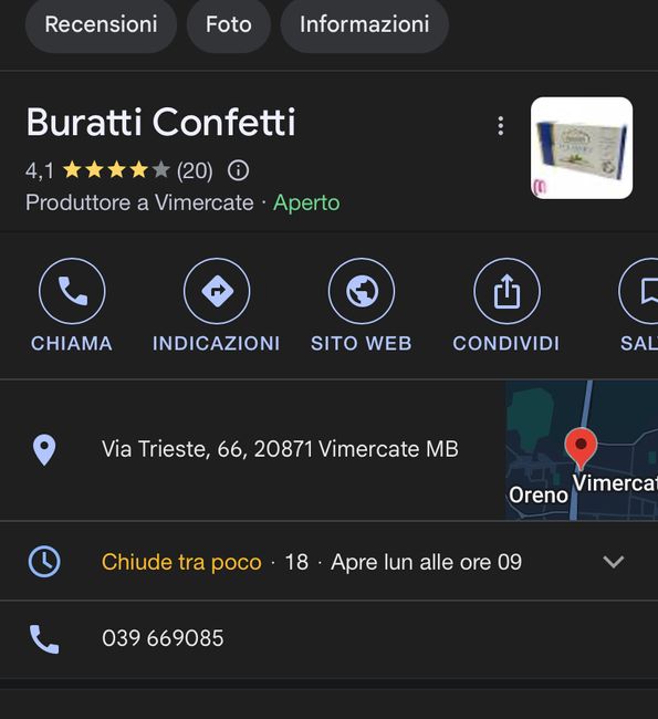 Confetti dove li prendete  e quale marca? 1