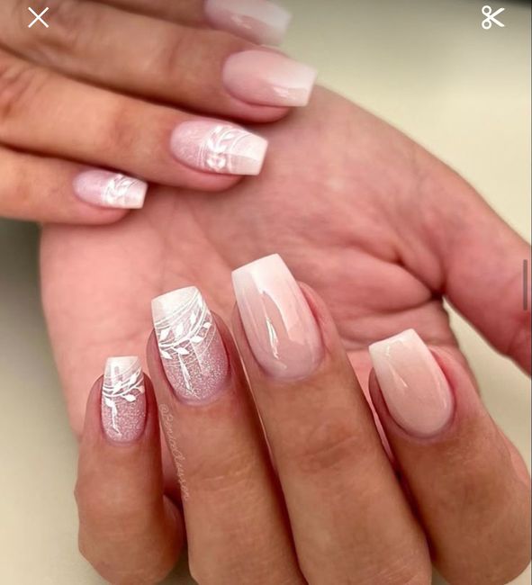 Idee per manicure da sposa? Elegante ma non esagerata 💅💍 - 4
