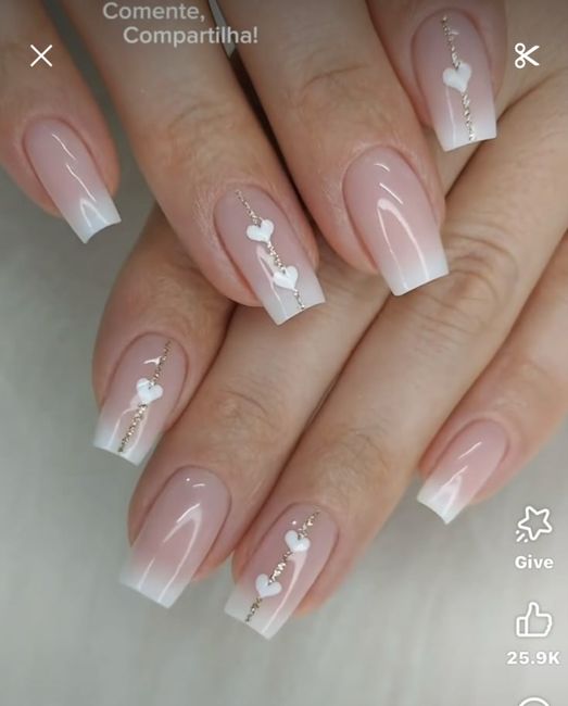 Idee per manicure da sposa? Elegante ma non esagerata 💅💍 6