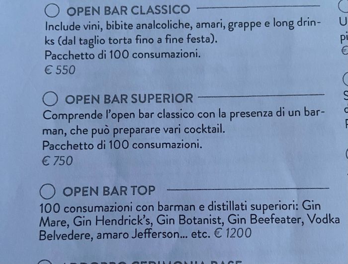 Location con menù dai 120€ - 1