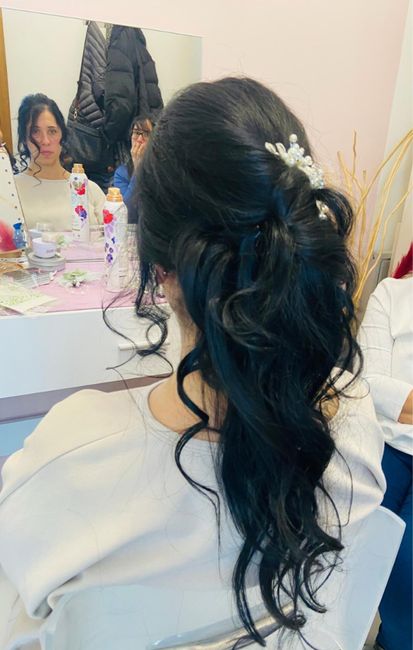 Acconciatura sposa - semiraccolto 👰🏻‍♀️ - 2