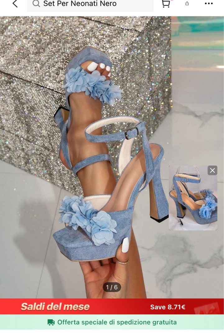 Scarpe “qualcosa di blu” - 1