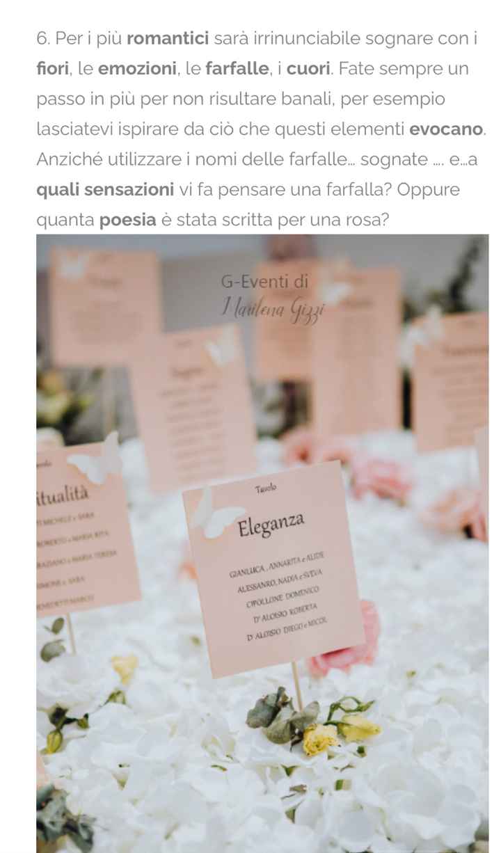 Nomi tavoli ospiti - 3